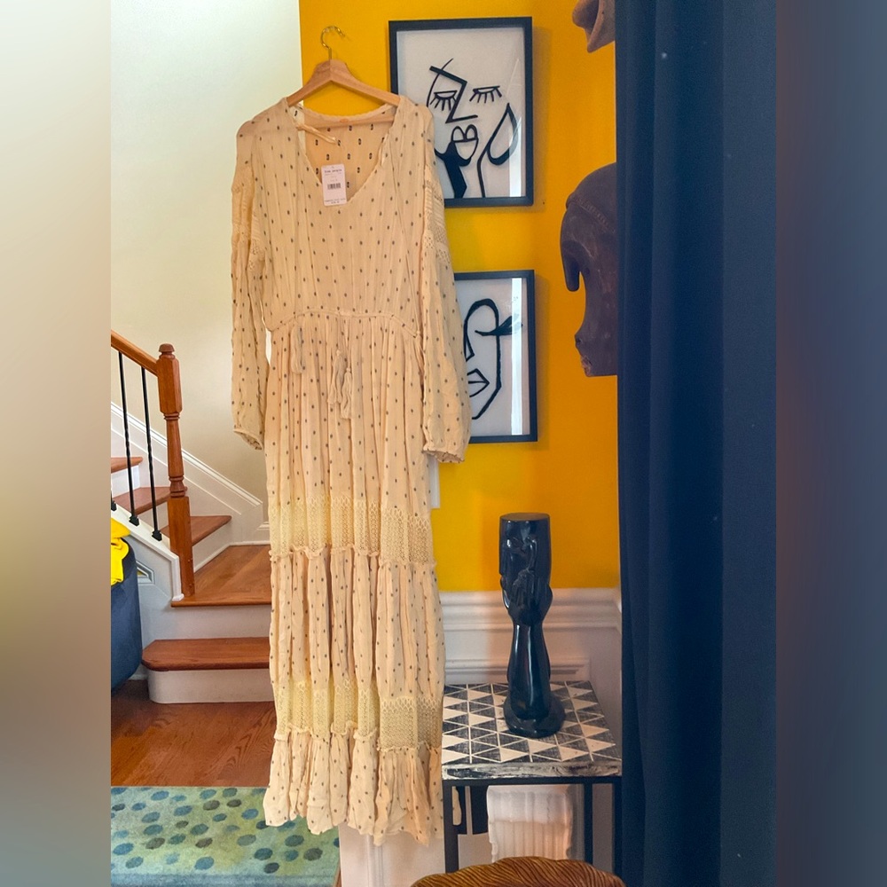 FREE PEOPLE Bohemian Maxi Dress NWT Size M